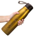 Customised Stainless Steel Water Bottle with Rope