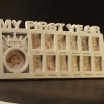 My First Year Baby Photo Frame